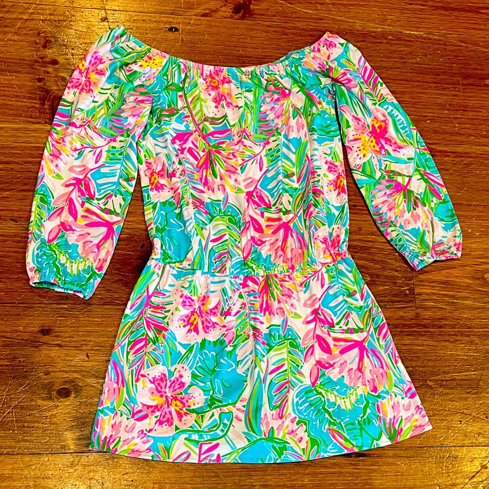 Lilly Pulitzer Multicolor Off-Shoulder Dress